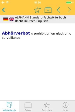 Recht Englisch<->Deutsch Fachwörterbuch Standard screenshot 4