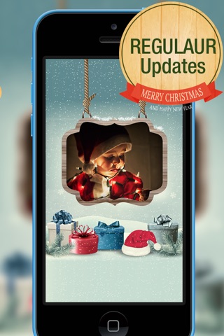 Frames My Photos Christmas Edition for iOS 8 screenshot 3