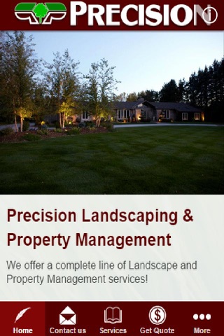 Precision Landscaping Inc screenshot 2