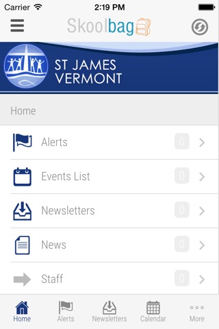St James Vermont - Skoolbag screenshot 2