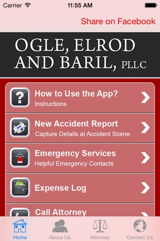 Accident App by Law Offices of Ogle, Elrod and Baril screenshot 2