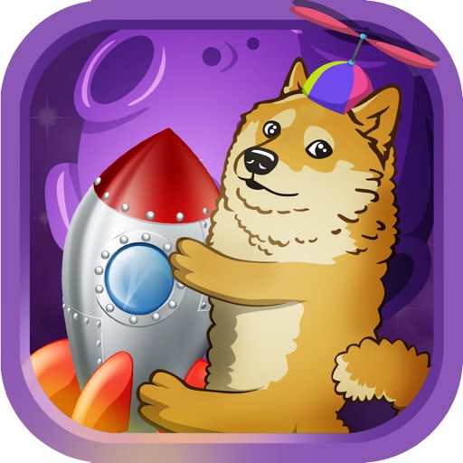 Doge Galaxy Copter Arcade Game Of Kabosu, A Doge Meme Of The Female Shiba Inu Dog iOS App