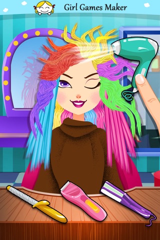 Crazy Hair Salon! Princess Fashion Doll SPA screenshot 3