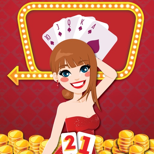 World Blackjack - Series of Double Deal, 21 Magic Card Trick & Challenge Night for Top Girls iOS App