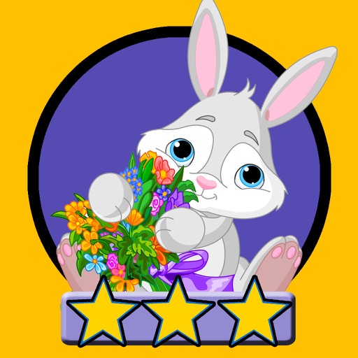 rabbits slots machine for kids - free game icon