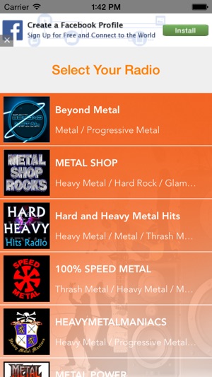 Metal Radio - Heavy Metal Music Free App(圖2)-速報App