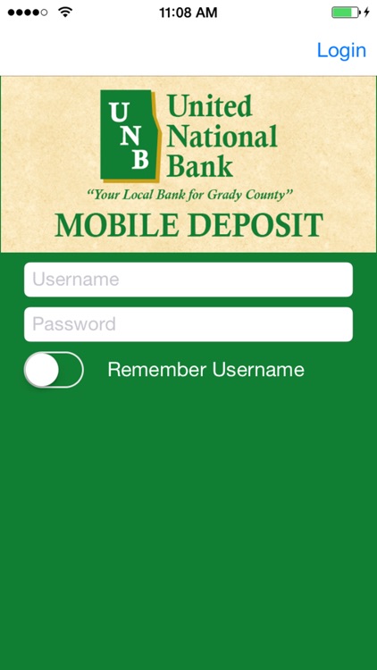 UNB Mobile Deposit