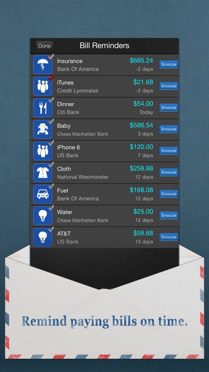 Bills Monitor Pro - Bill Manager & Reminder screenshot-3