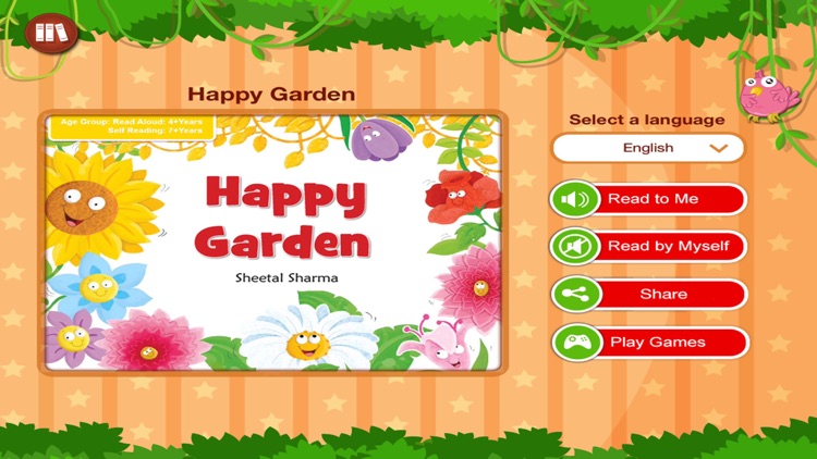 Happy Garden - Interactive Reading Planet  series Story authored by Sheetal Sharma