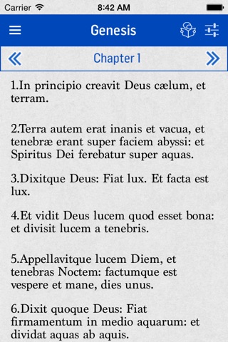 Latin Vulgate Bible screenshot 3