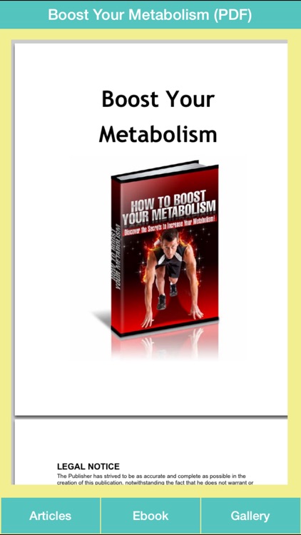 Fast Metabolism Guide - How To Boost Your Metabolism For Healthy!