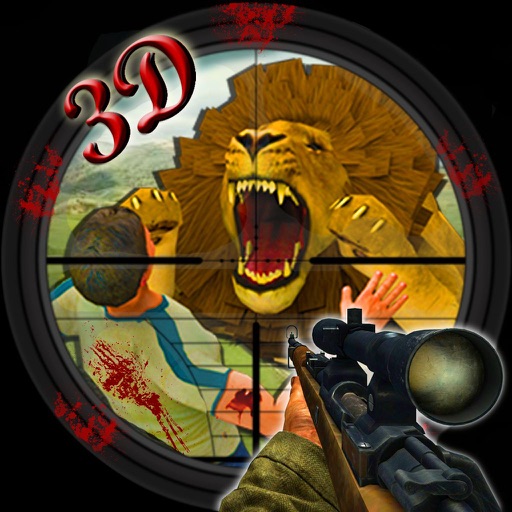 Wild Lion Sniper Hunter 3D - an action filled thrilling hunting game for shooters