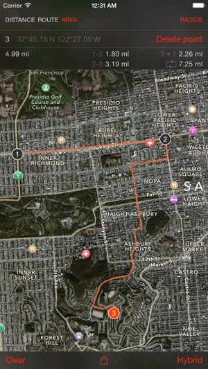 Map Tools - area, distance, radius and angle measurement(圖2)-速報App