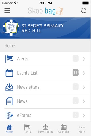 St Bede's Primary School Red Hill - Skoolbag screenshot 2
