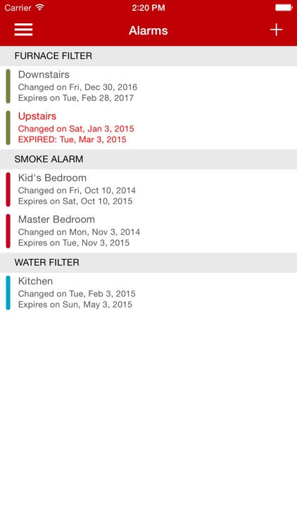Smoke Alarm Ninja 2 - Household Alarm and Battery Tracker