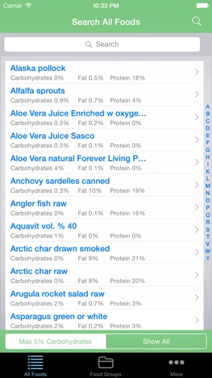 Max 5% Carbs - Low Carb Food and Nutrition Database(圖1)-速報App