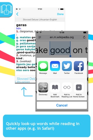 English <-> Lithuanian Slovoed Deluxe talking dictionary screenshot 3