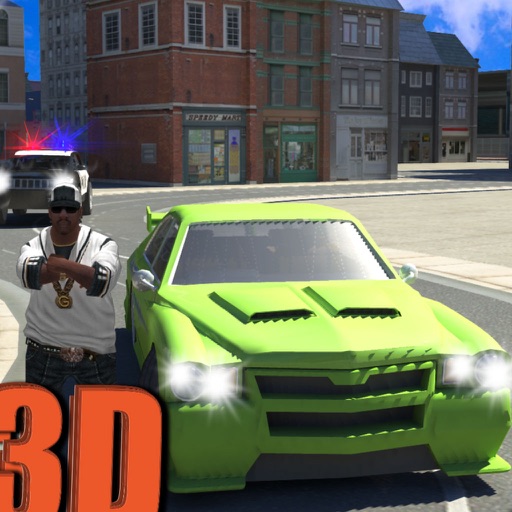 Crime Town Gangster Car Driver 3D Simulation game iOS App