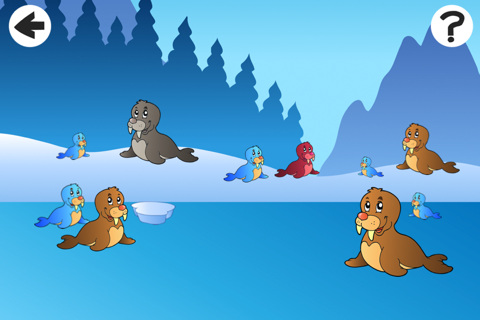 Antarctic Winter Wonder-Land Kid-s Game-s Learn-ing with Snow Animal-s screenshot 2