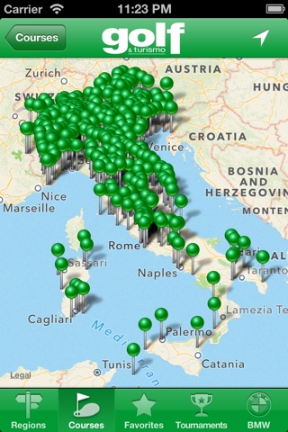 Golf Courses in Italy screenshot 2
