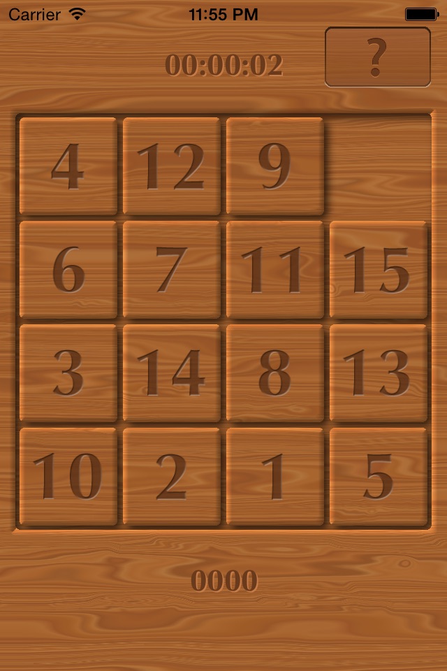 15 puzzle - Gem Puzzle, Boss Puzzle, Game of Fifteen, Mystic Square screenshot 2