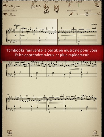 Play Schubert – Impromptu n°2, Opus 90 (partition interactive pour piano) screenshot 2