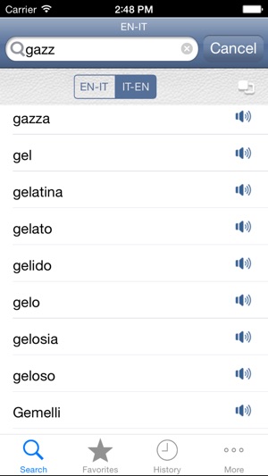 Italian<>English Dictionary(圖1)-速報App