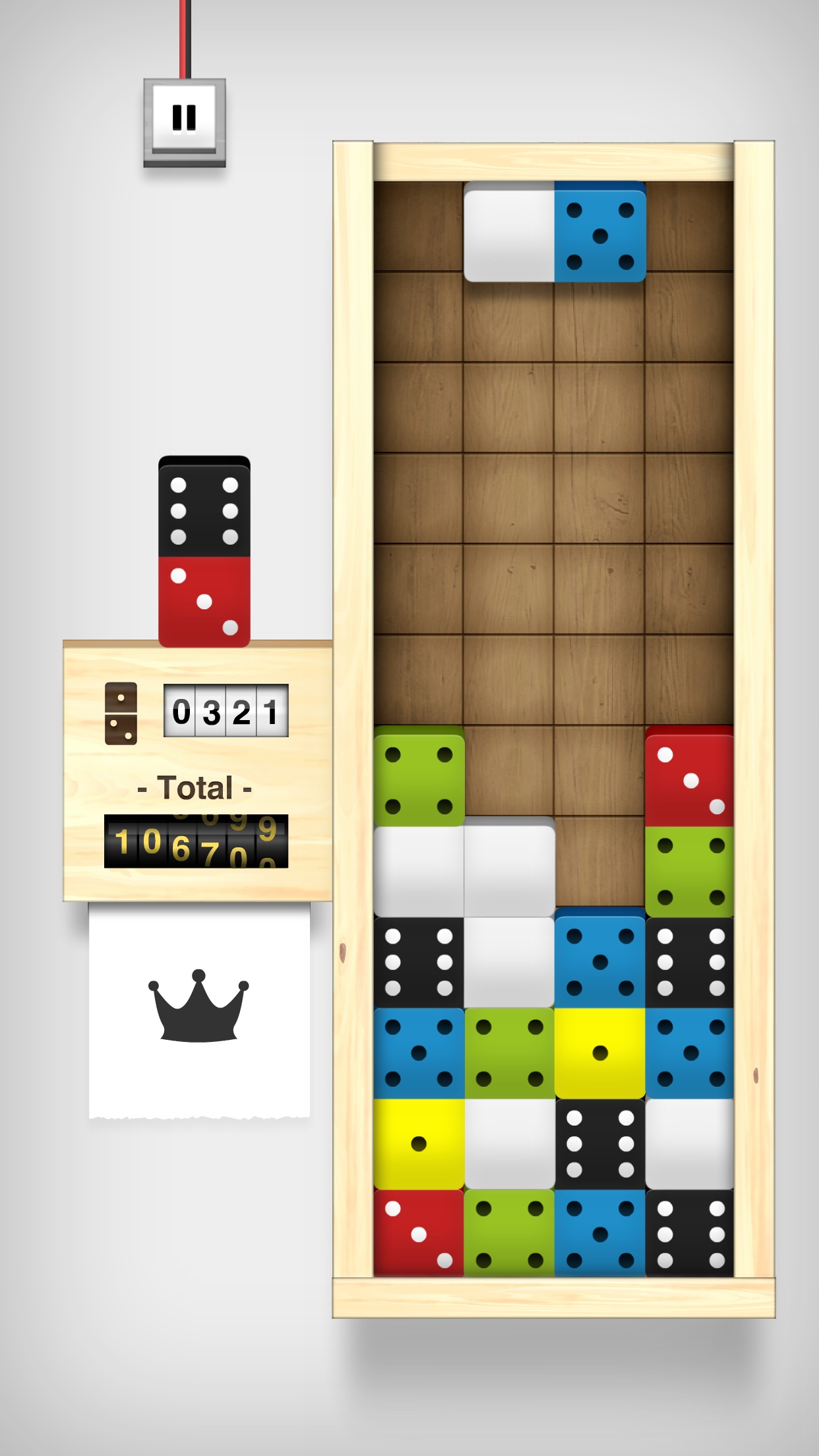 Screenshot do app Domino Drop