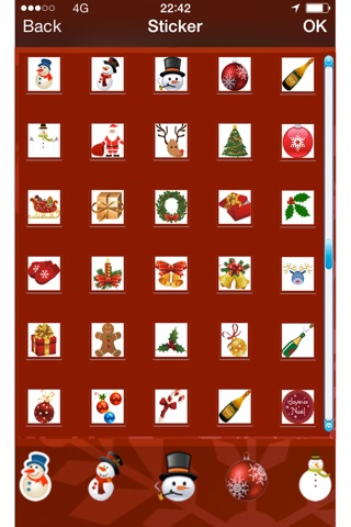 Photo de Noël : Stickers et cartes de voeux screenshot 2