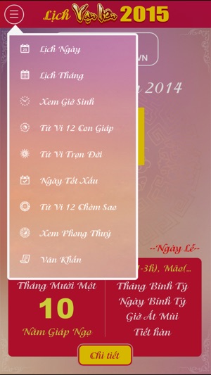 Lịch Vạn Niên 2015 - Tử Vi 2016(圖2)-速報App