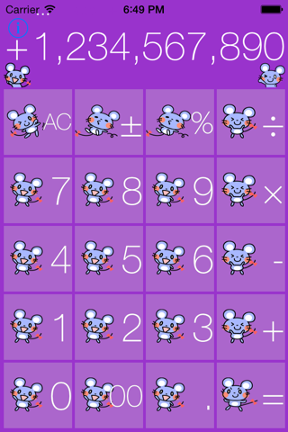Cute mouse calculator screenshot 4