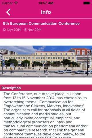 ECC ECREA 2014 app screenshot 3