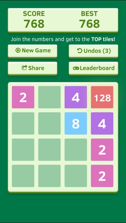 Number Tiles Challenge - free impossible 2048 game edition