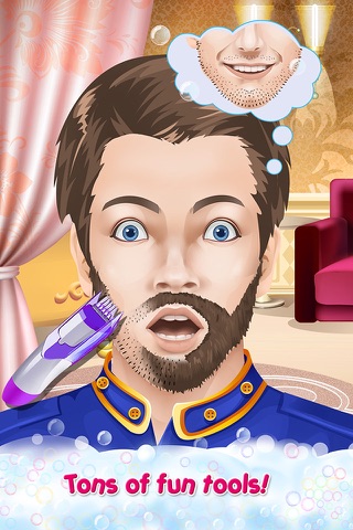 Prince Charming's Fashion Stylist - Hair & Beard Salon Game screenshot 3