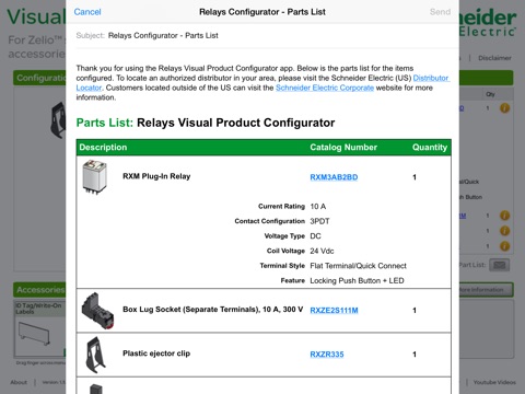 Relays Visual Product Configurator screenshot 4