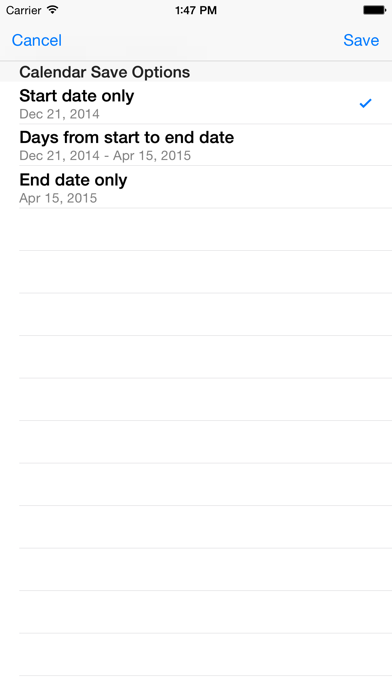 How to cancel & delete Date Difference Calculator from iphone & ipad 4