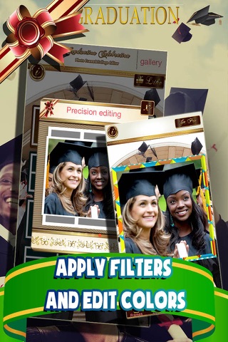 Graduation Celebration Photo Frame - New School Graduate Collage and Image Editor screenshot 4