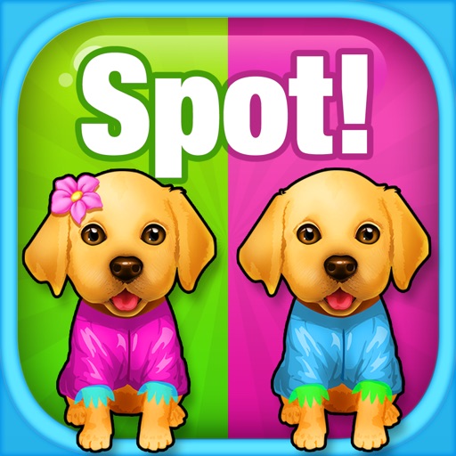 Furry Pet Salon: Spot The Difference Kids Game for Toddlers