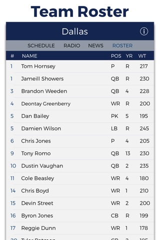 Dallas Football Radio & Live Scores screenshot 4