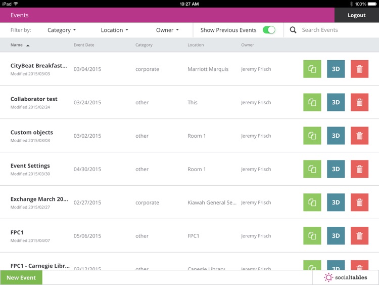 Social Tables by Social Tables Inc.
