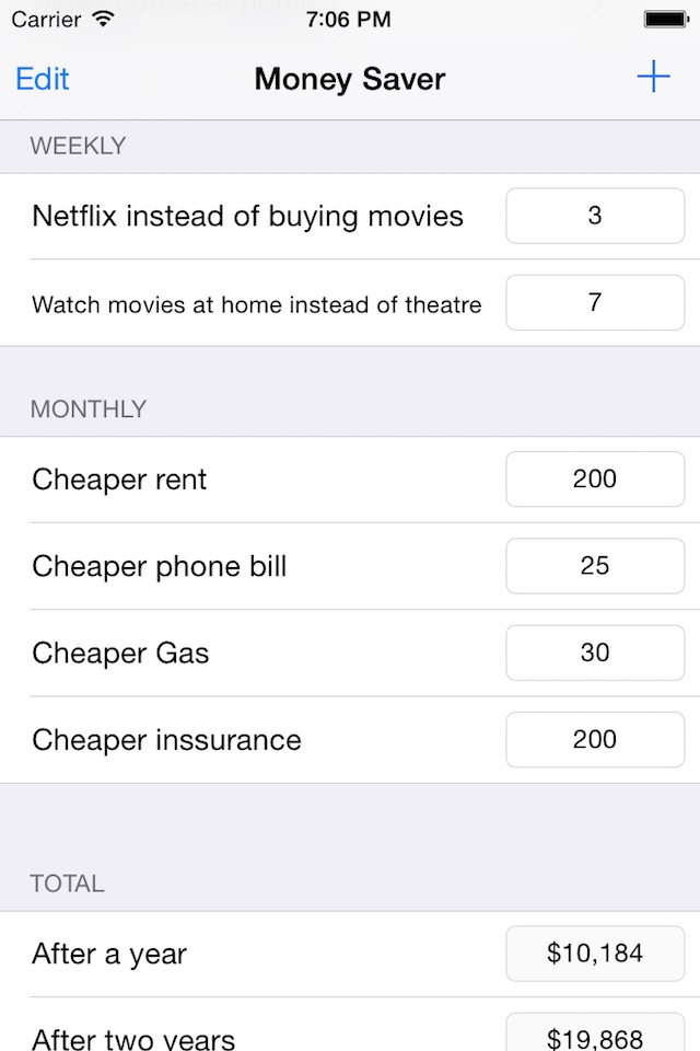 Money & Cash Saver - Budget calculator & planner for Bills/Spendings/Finances! screenshot 2