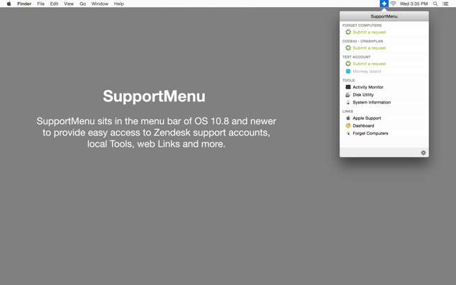 SupportMenu