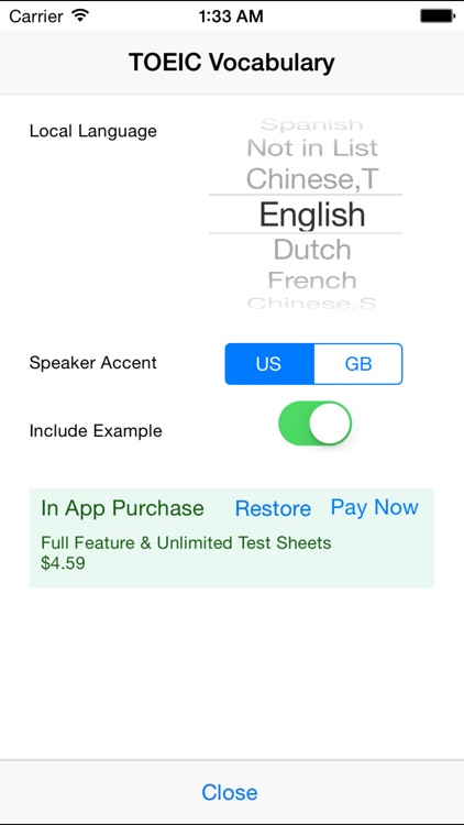 TOEIC Vocabulary Test screenshot-4