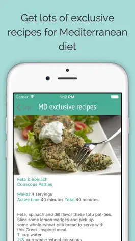 Game screenshot Mediterranean diet: recipes, meal plans and food list mod apk