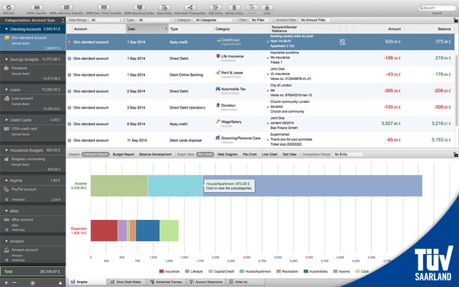 Starmoney 2 Easy Budgeting On The Mac App Store - screenshots