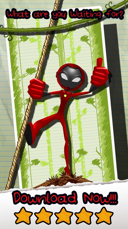 A Super Stickman Adventure -  Climb The Rope screenshot-3