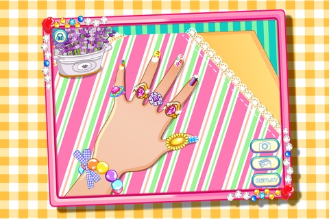 nail makeover sap-kids games screenshot 2