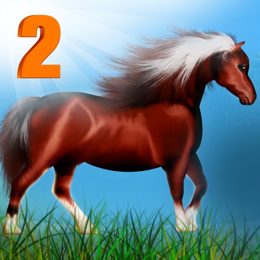 Horse Poney Wild Agility Race 2 : The winter icy mountain dangerous path - Gold icon