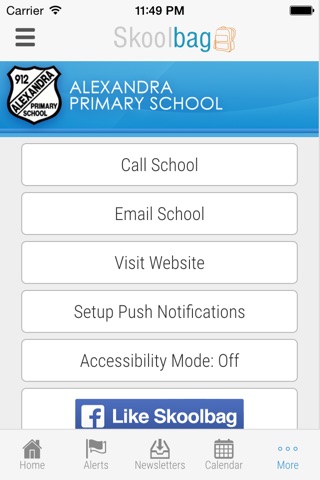 Alexandra Primary School - Skoolbag screenshot 4