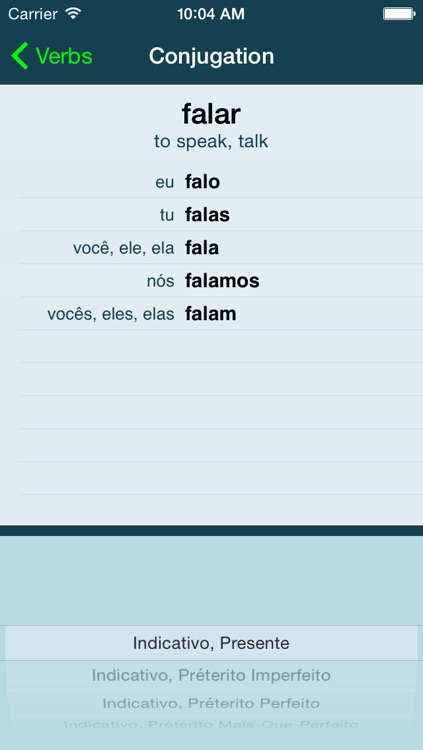 Portuguese Verbs +